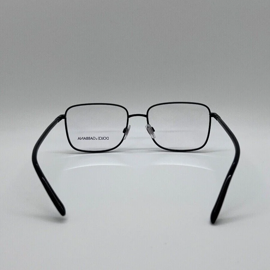 DOLCE & GABBANA DG 1306 1106 Men Eyeglasses 56-18-140 Matte Black 100% Authentic 3