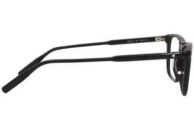 Mont Blanc MB0012O 005 Black Rectangle 56-18-145mm Full Rim Men 3