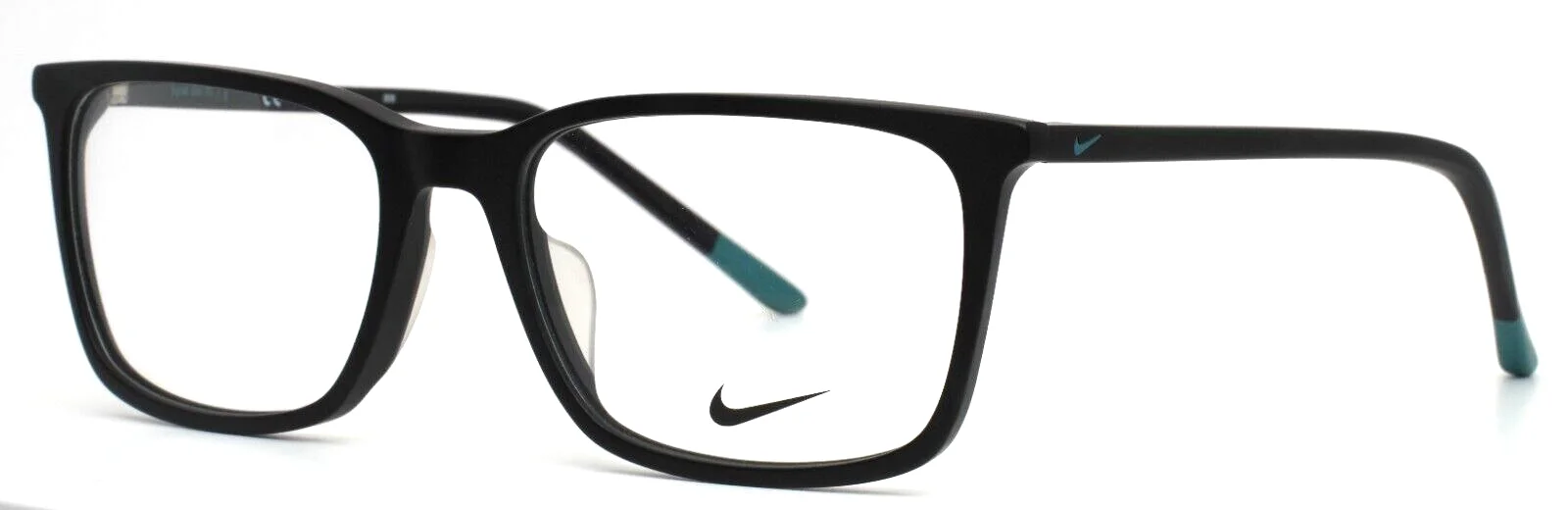 NIKE 7254 006 Matte Black Mens Square Full Rim Eyeglasses 56-18-145 B:39
