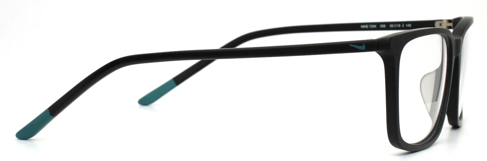 NIKE 7254 006 Matte Black Mens Square Full Rim Eyeglasses 56-18-145 B:39 4