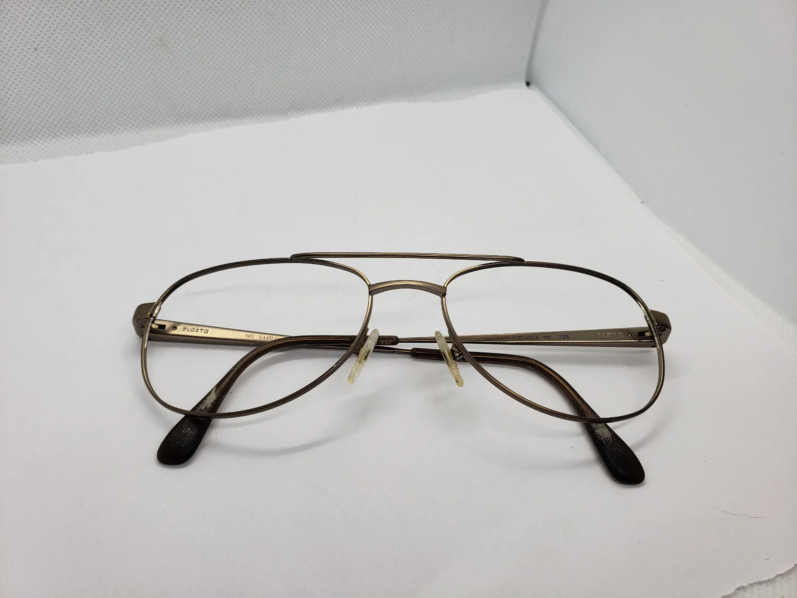 Safilo Elasta Italy Eyeglasses Frames 56-18-145 7115 7ZB