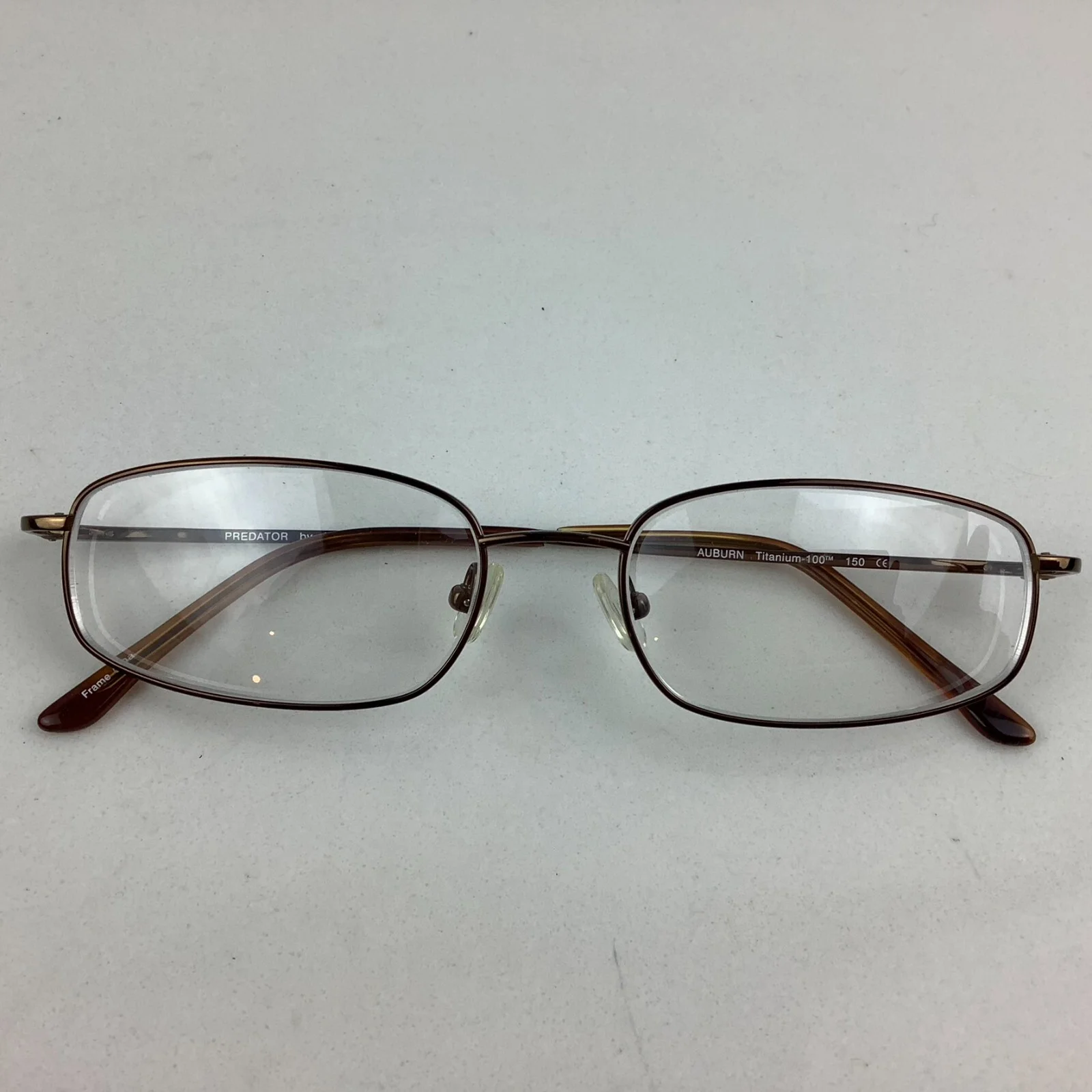 XXL Ti Series Auburn Titanium Predator Eyeglasses 56-18 -150