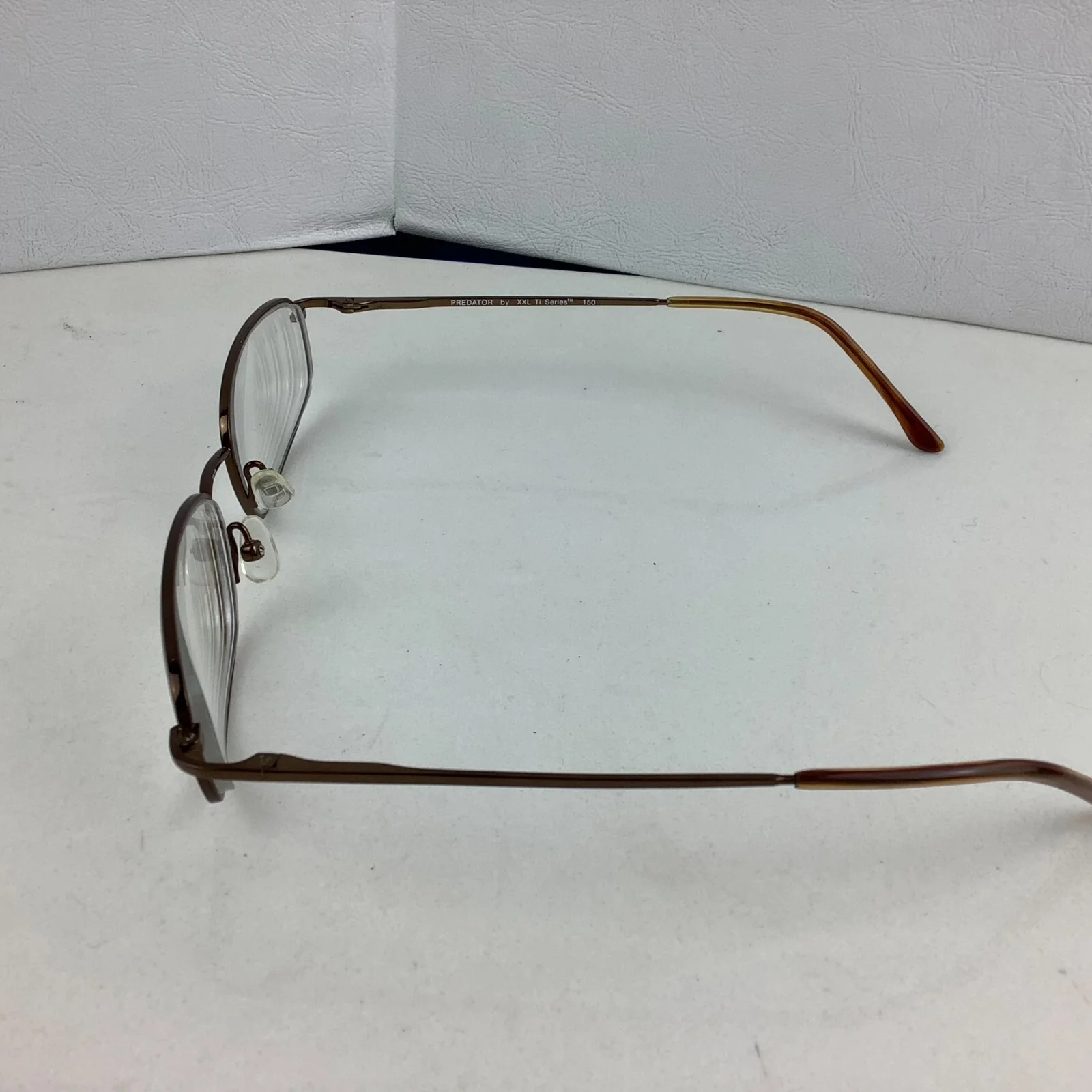 XXL Ti Series Auburn Titanium Predator Eyeglasses 56-18 -150 2